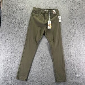 YMI Forever Color Jeans Womens XL Green Cotton Denim Streetwear Skinny Stretch